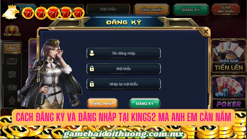 Các thao tác đăng ký và đăng nhập cơ bản